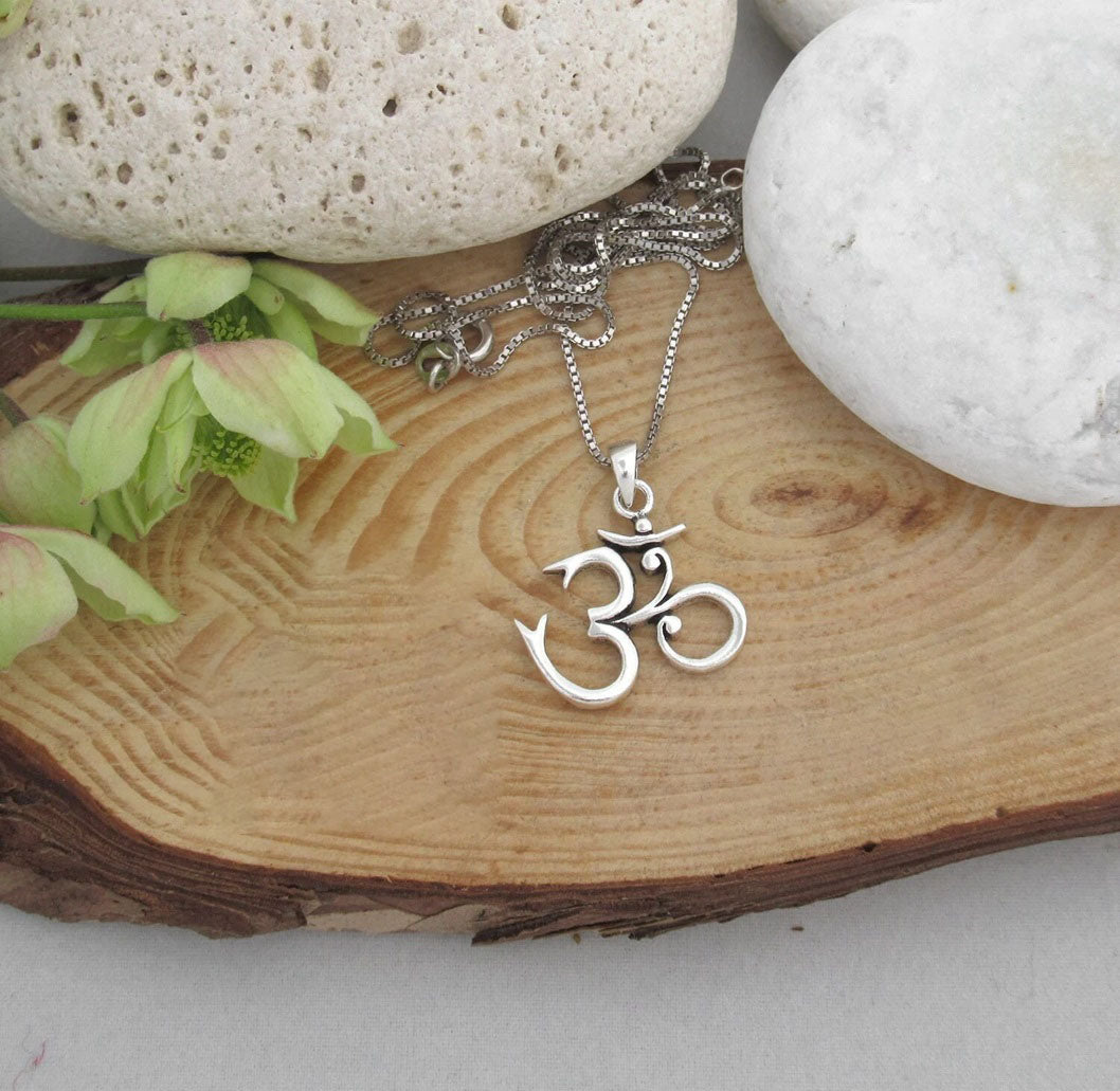 Om 925 Silver Necklace