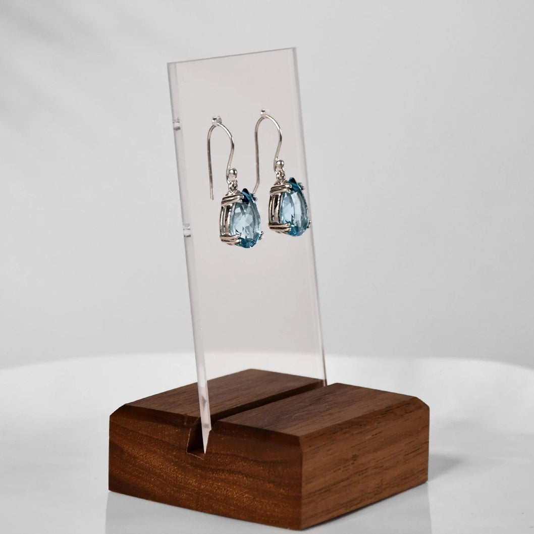 Natural 925 Silver Earring