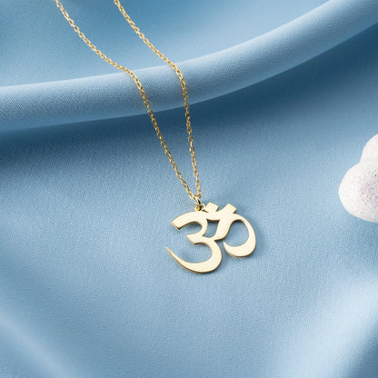 Om 925 Silver Necklace