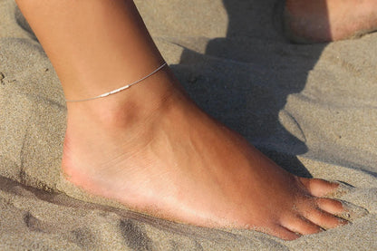 Ultra Thin 925 Silver Anklet