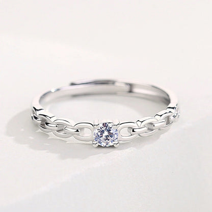 Link 925 Silver Ring Set