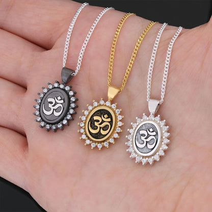 Om 925 Silver Necklace