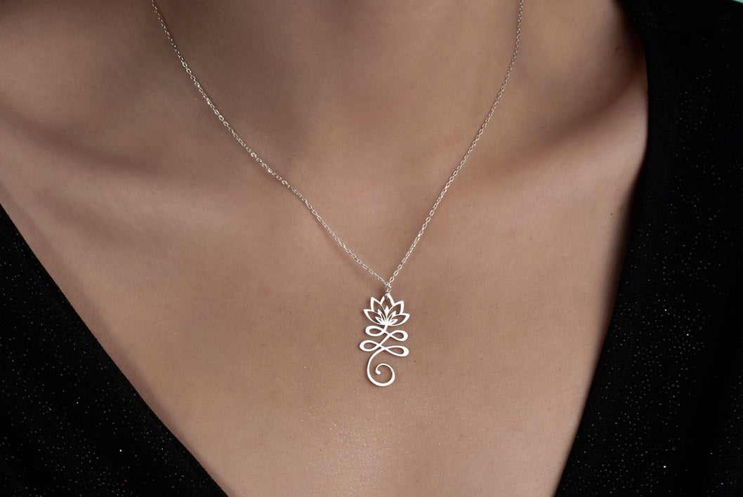 Om 925 Silver Necklace