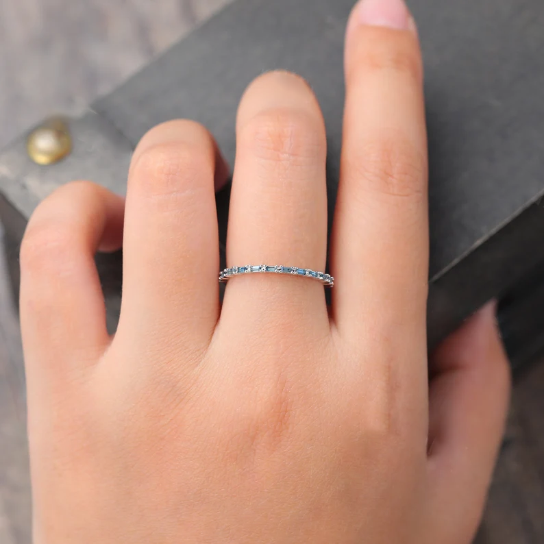 Baguette 925 Eternity Band