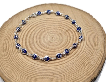 Mystic Evil Eye 925 Silver Bracelet