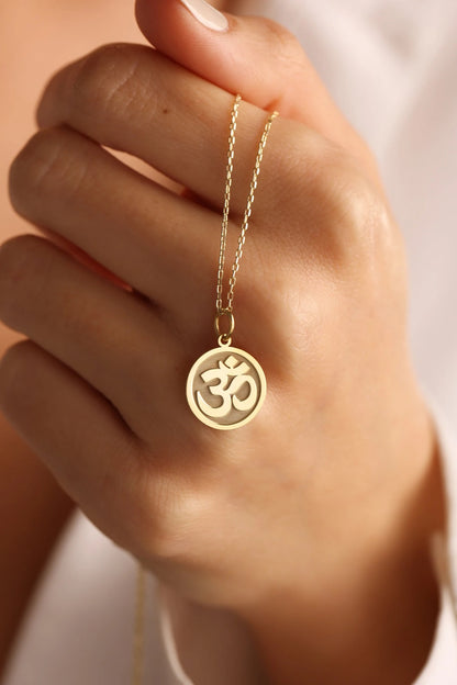 Om 925 Silver Necklace