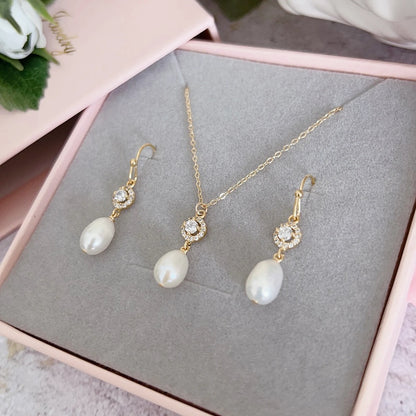 Dainty 925 Silver Necklace Set