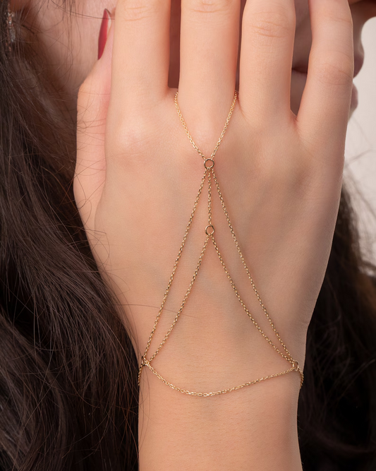 Dainty 925 Silver Hand Chain
