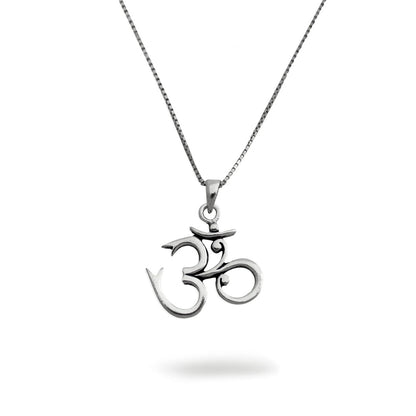 Om 925 Silver Necklace