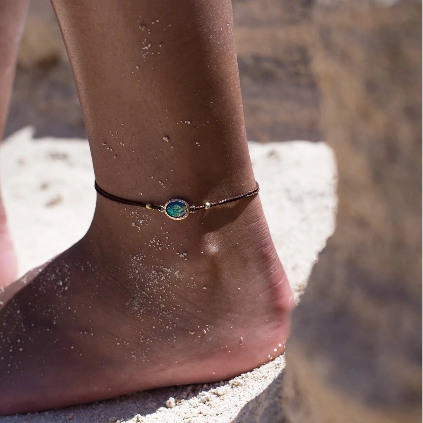 Hawaiian 925 Silver Anklet