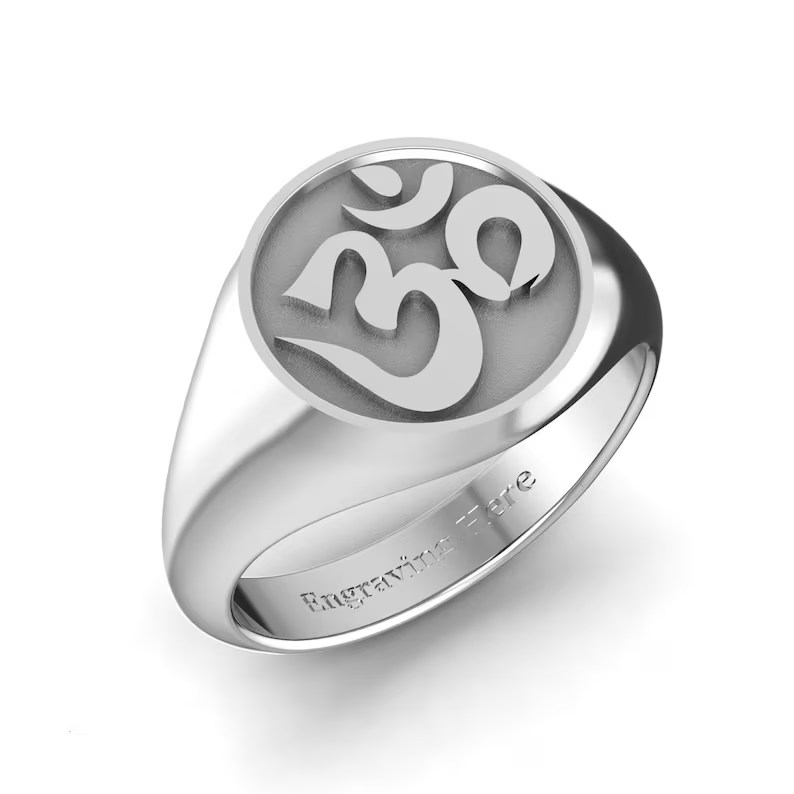 Om 925 Silver Ring