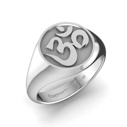 Om 925 Silver Ring