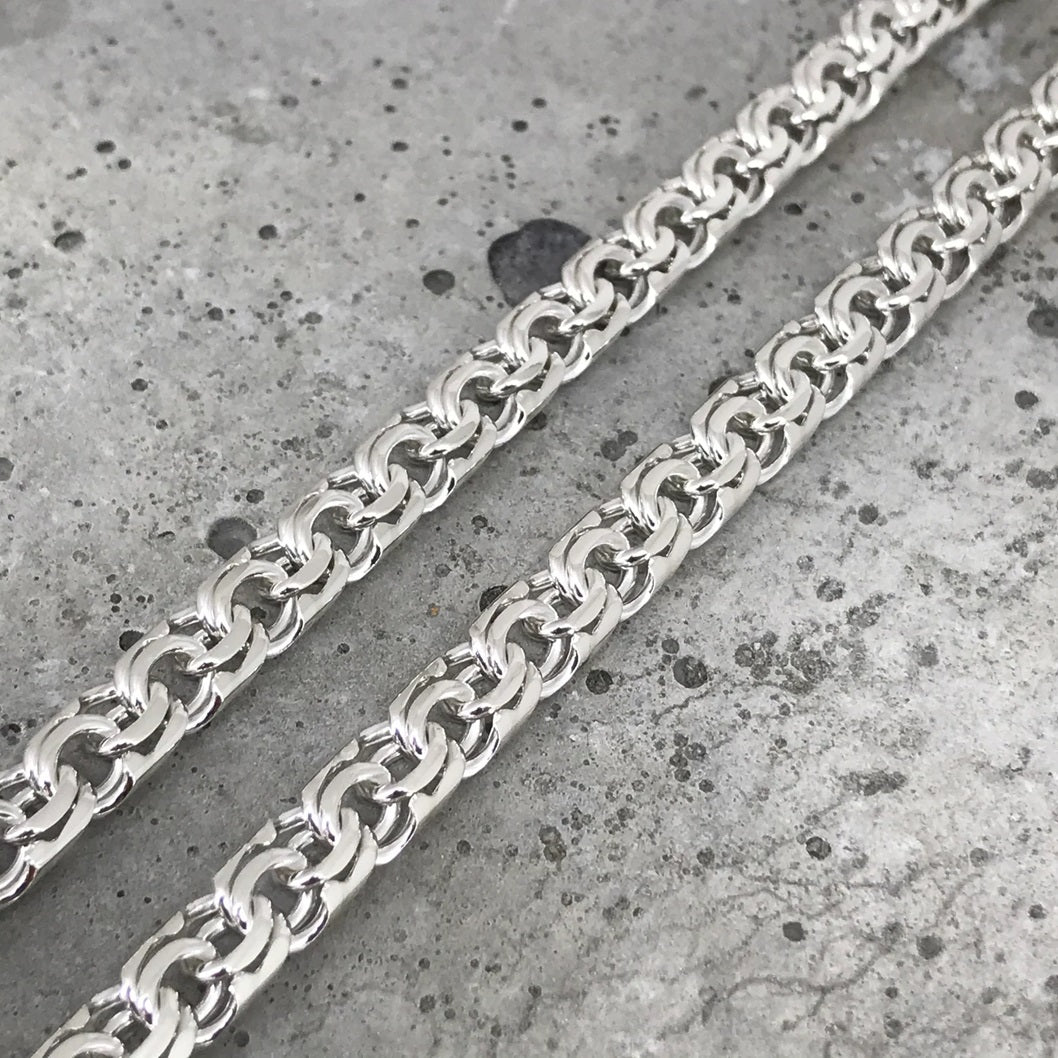 Byzantine 925 Silver Men's Chain