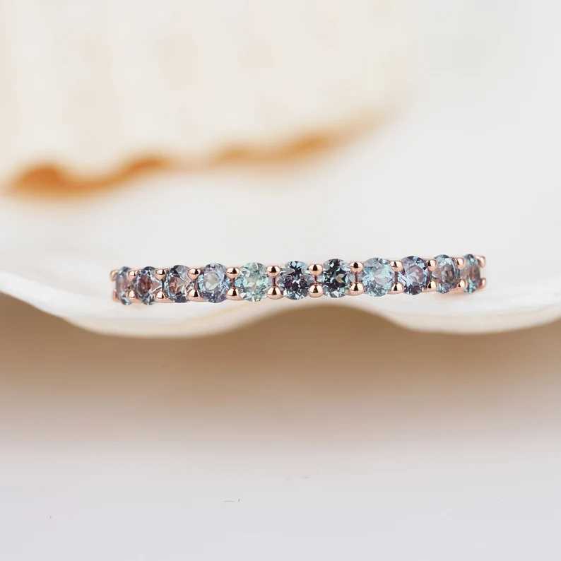 Alexandrite 925 Eternity Band