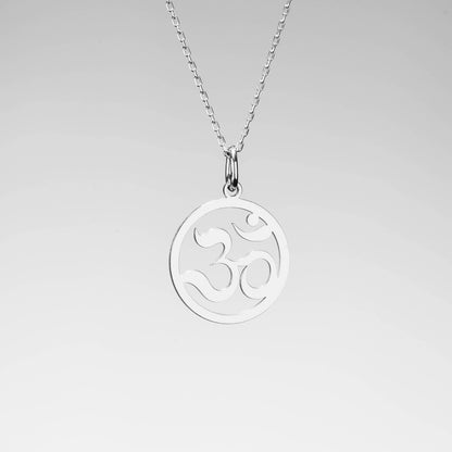 Om 925 Silver Necklace