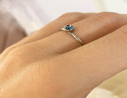 Three combo Evil Eye 925 Silver Ring