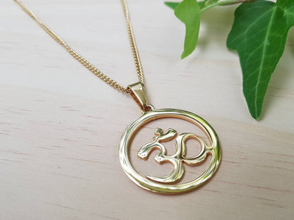 Om 925 Silver Necklace