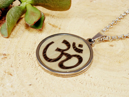 Om 925 Silver Necklace