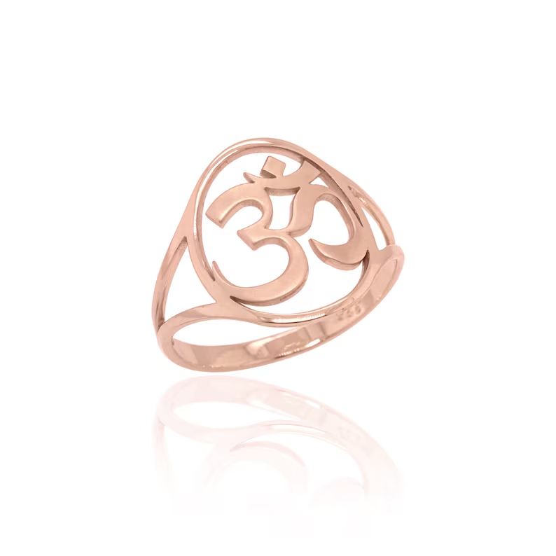 Om 925 Silver Ring