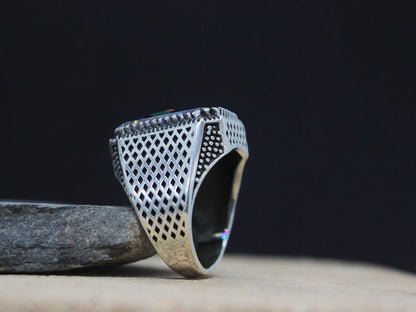 Alexa 925 Silver Men's Ring