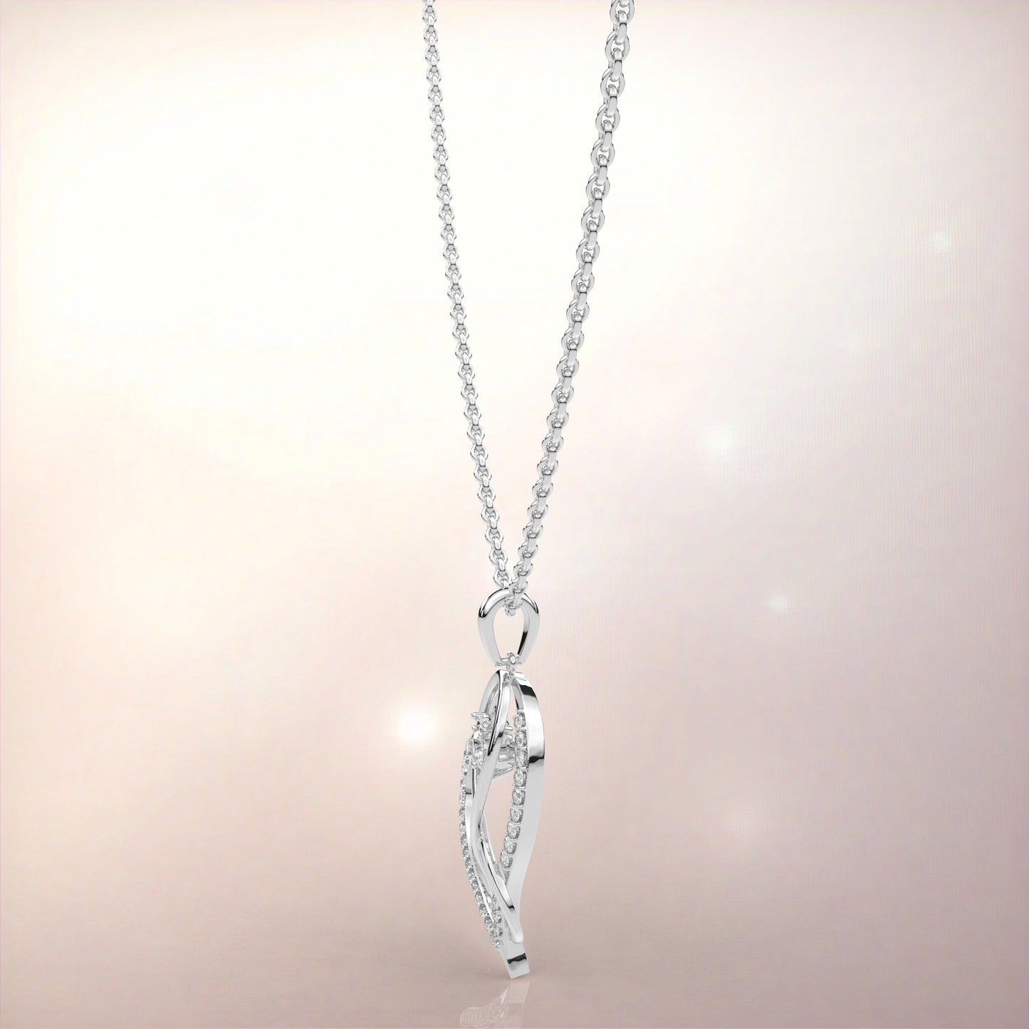 Moissanite Diamond 925 Silver Necklace