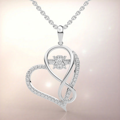 Moissanite Diamond 925 Silver Necklace