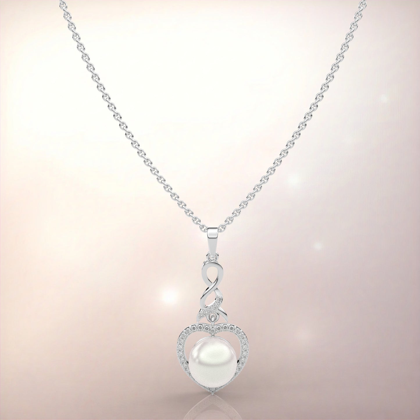 Moissanite Diamond 925 Silver Necklace