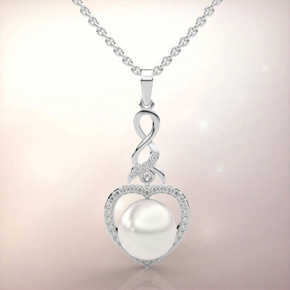 Moissanite Diamond 925 Silver Necklace