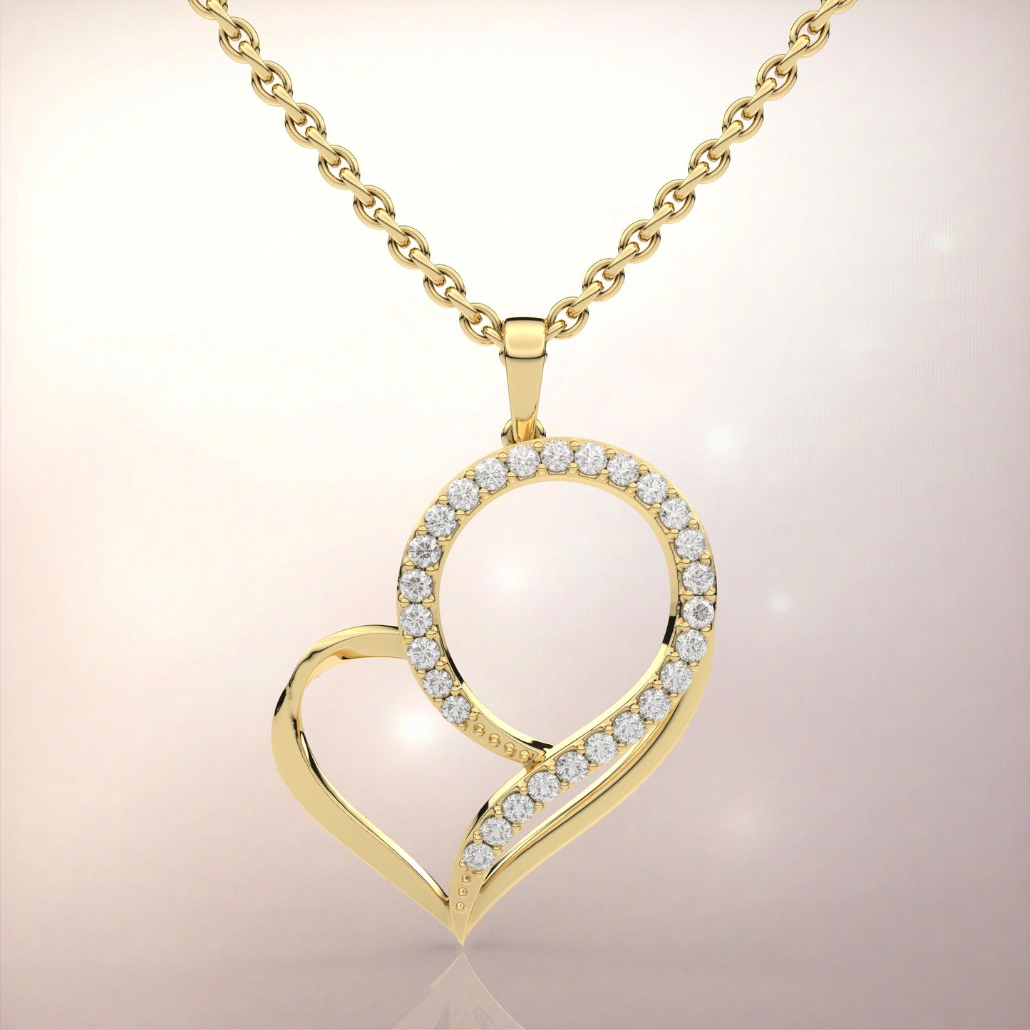 Moissanite Diamond 925 Silver Necklace