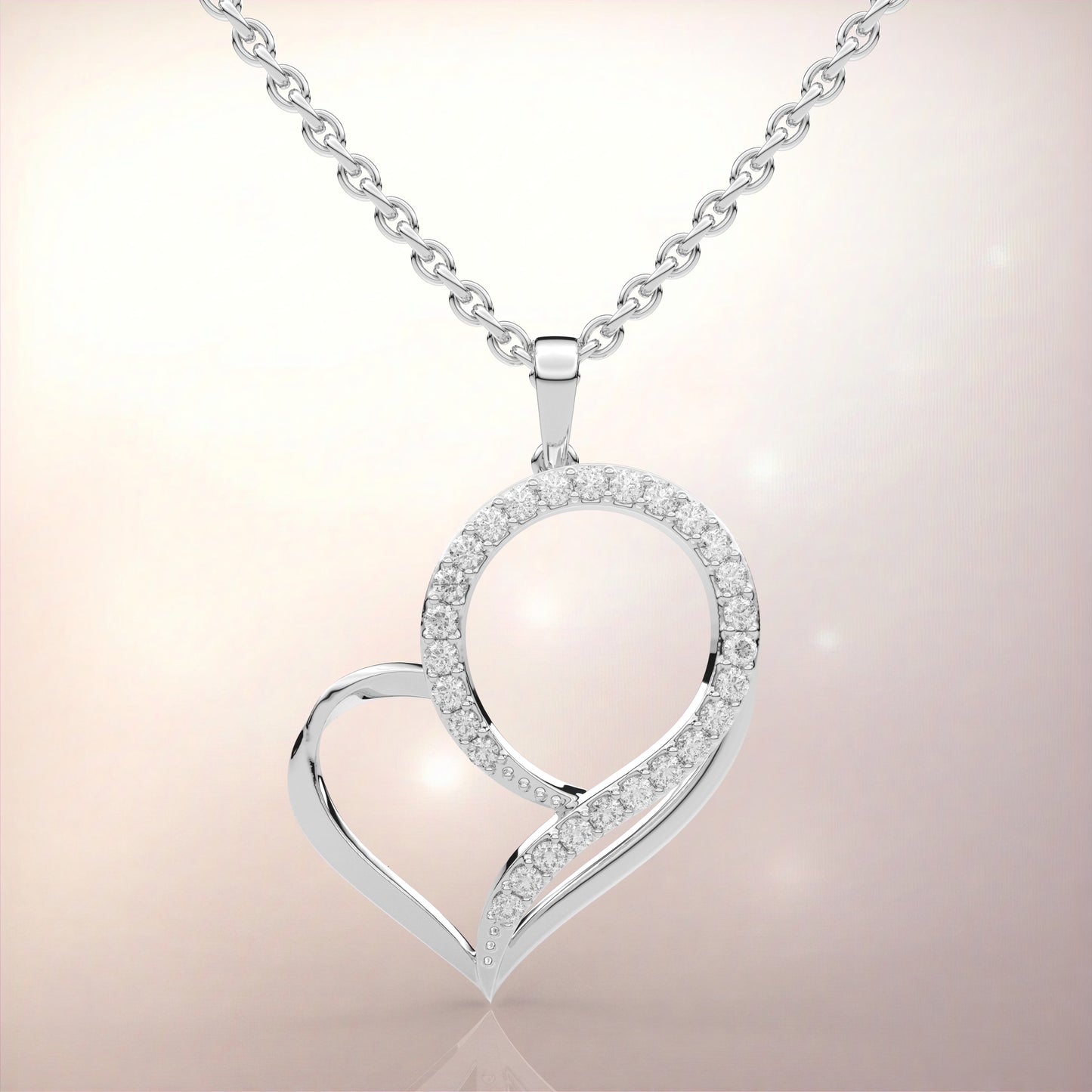 Moissanite Diamond 925 Silver Necklace