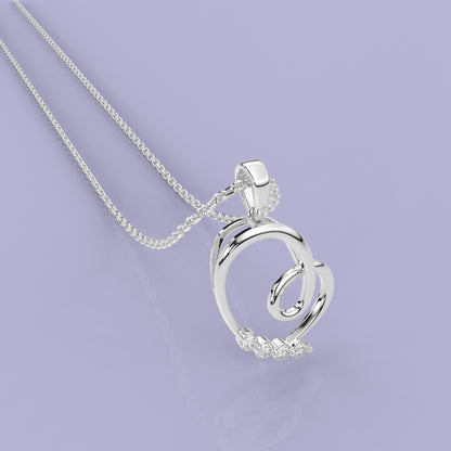 Moissanite Diamond 925 Silver Necklace