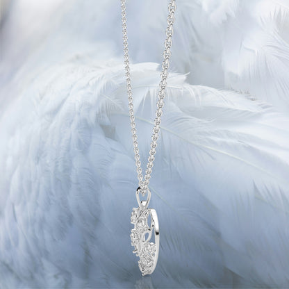 Moissanite Diamond 925 Silver Necklace