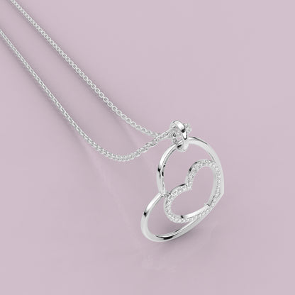 Moissanite Diamond 925 Silver Necklace