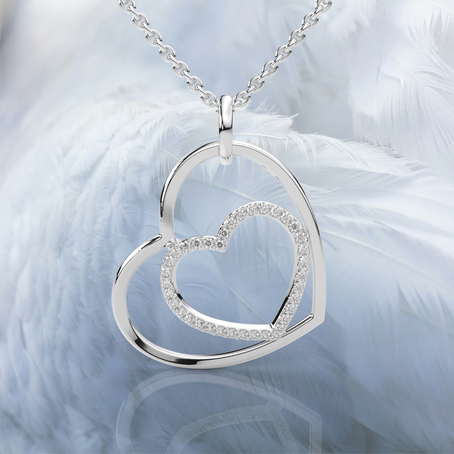 Moissanite Diamond 925 Silver Necklace