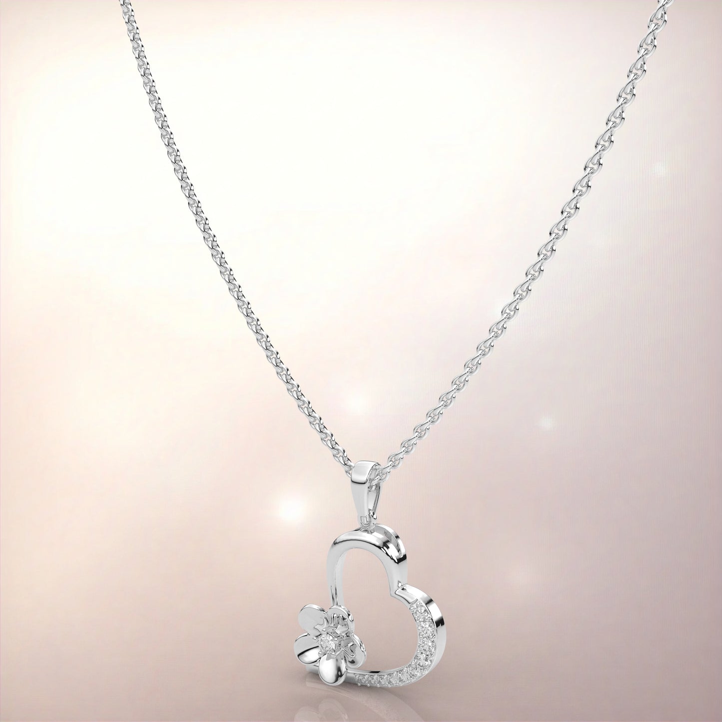 Moissanite Diamond 925 Silver Necklace