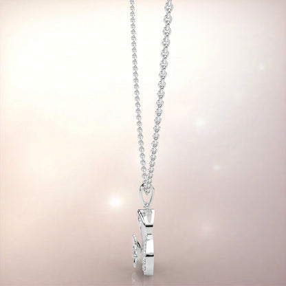 Moissanite Diamond 925 Silver Necklace