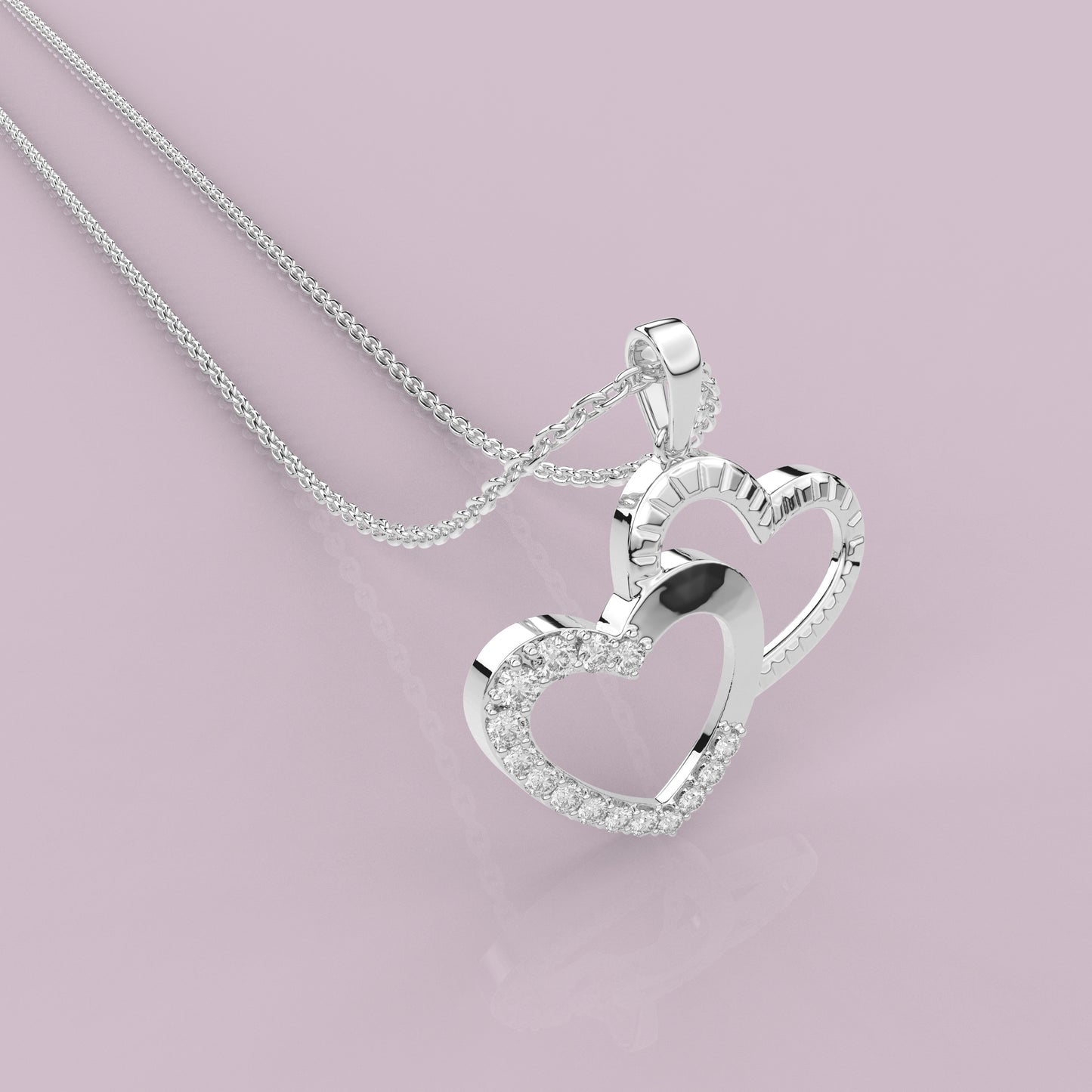 Moissanite Diamond 925 Silver Necklace