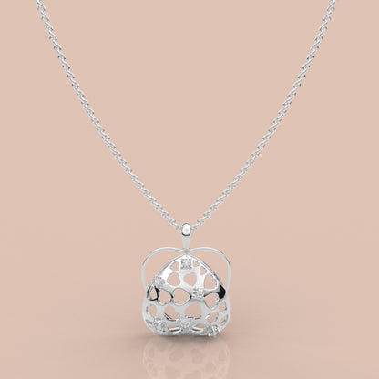 Moissanite Diamond 925 Silver Necklace