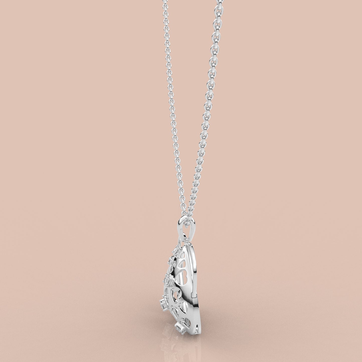 Moissanite Diamond 925 Silver Necklace