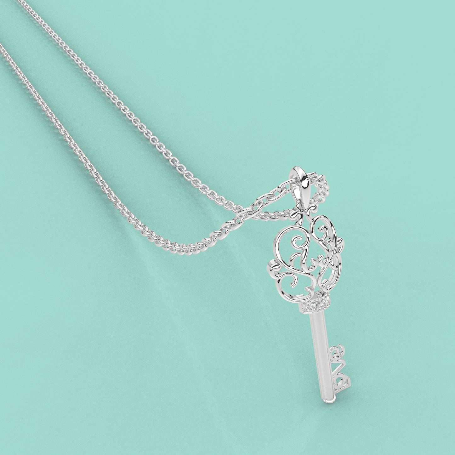 Moissanite Diamond 925 Silver Necklace