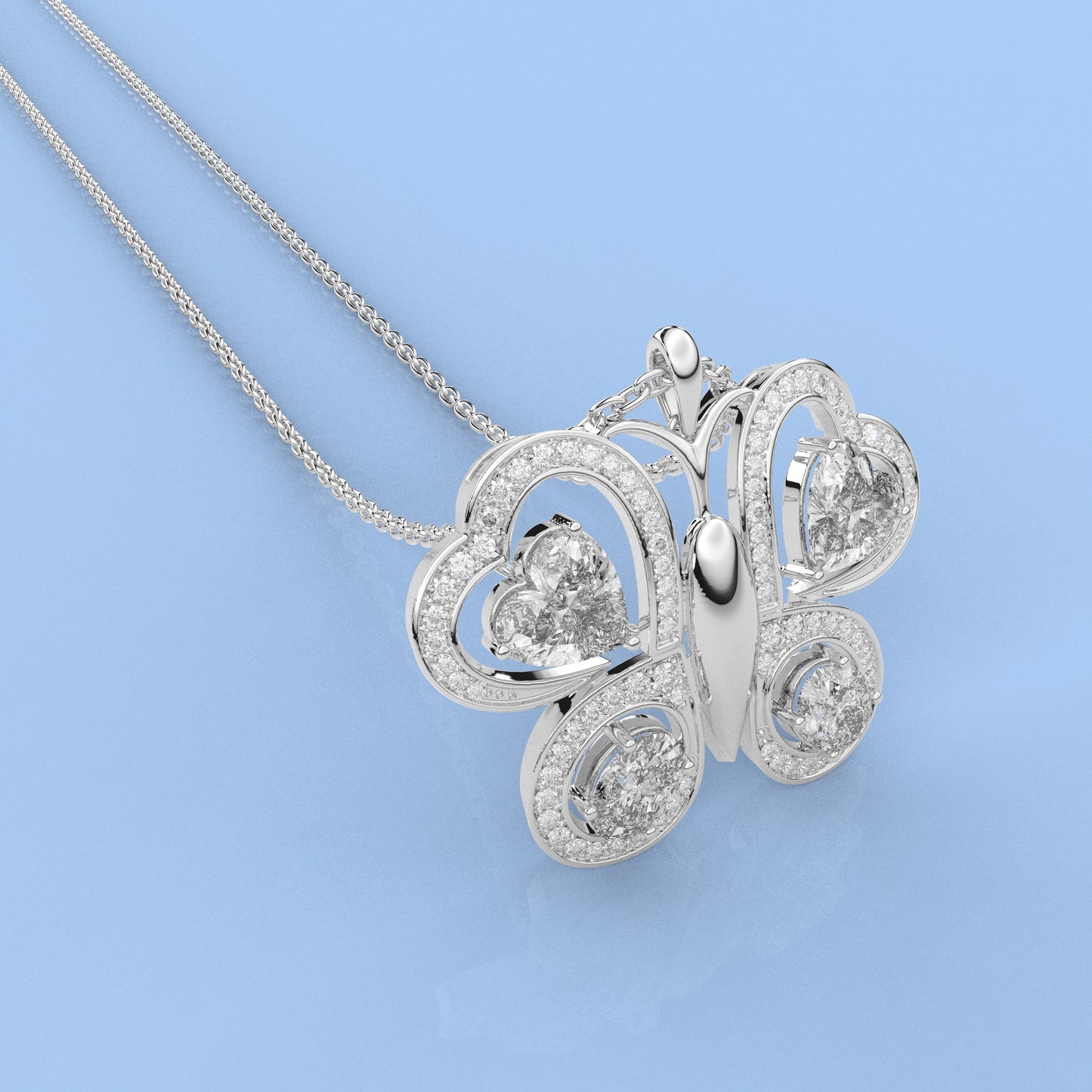 Moissanite Diamond 925 Silver Necklace