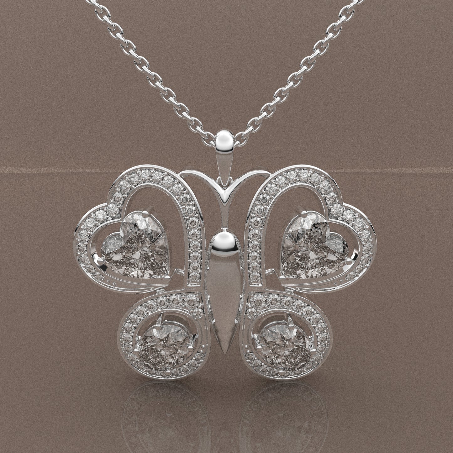 Moissanite Diamond 925 Silver Necklace