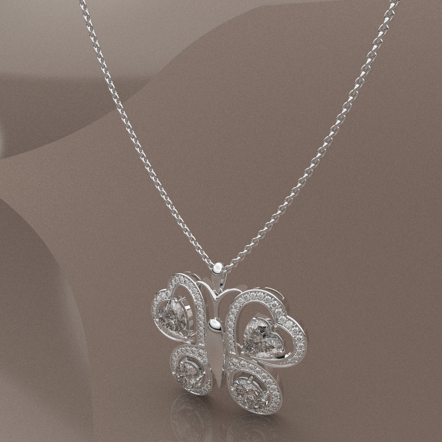 Moissanite Diamond 925 Silver Necklace