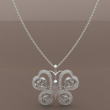 Moissanite Diamond 925 Silver Necklace