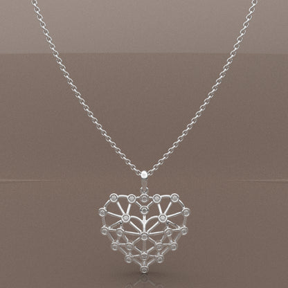 Moissanite Diamond 925 Silver Necklace