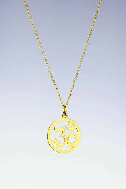 Om 925 Silver Necklace