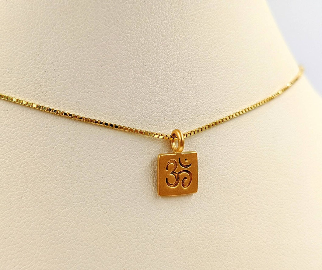 Om 925 Silver Necklace