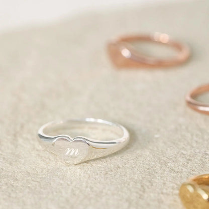 Signet 925 Silver Ring Set