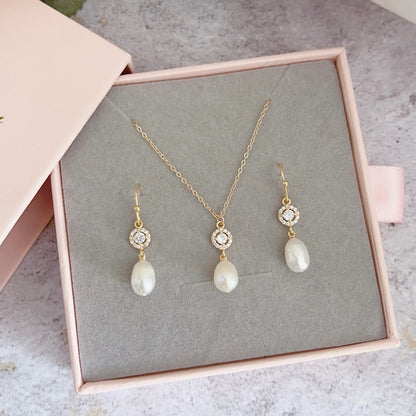 Dainty 925 Silver Necklace Set