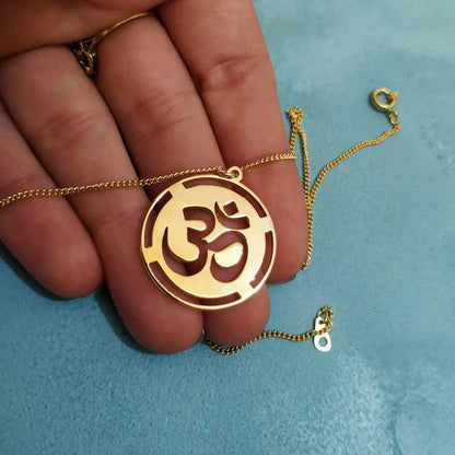 Om 925 Silver Necklace